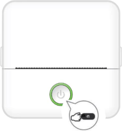 Press and hold the power button for three seconds
